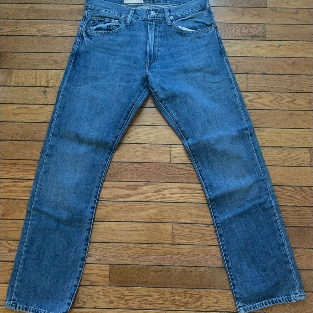 Ralph Lauren Men's Straight Blue Jeans